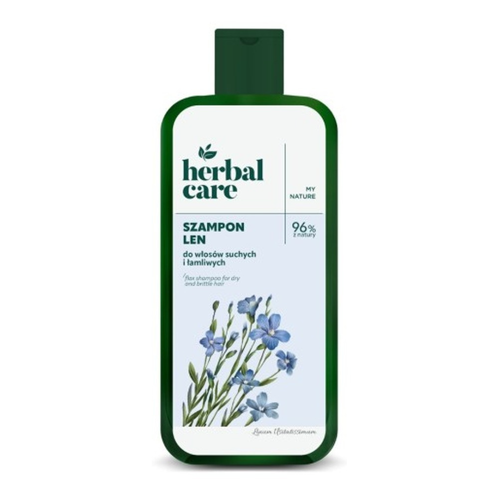 Herbal Care Odbudowujący Szampon do Włosów Suchych i Łamliwych Len 330ml