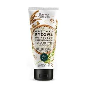 Barwa Naturalna Odmładzająca Odżywka Ryżowa w Tubie dla Włosów Osłabionych i Przesuszonych 200ml