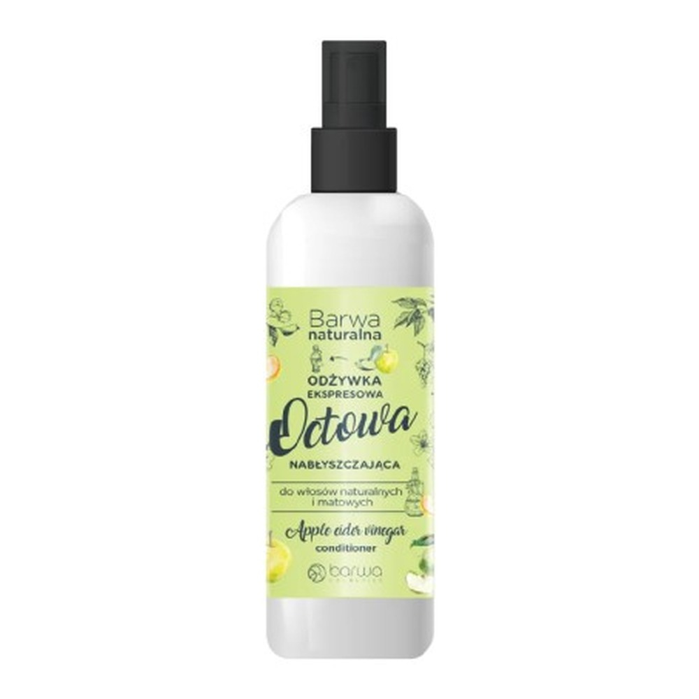 Barwa Naturalna Odżywka Octowa w Sprayu na Połysk 200ml