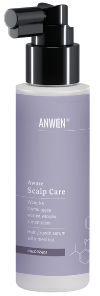 Anwen Aware Scalp Care Wcierka Chłodząca z Mentolem Stymulująca Wzrost Włosów 100ml