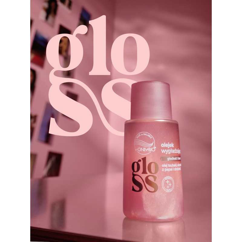 OnlyBio Hair in Balance Gloss Olejek Wygładzający z Efektem Rozświetlenia 20ml