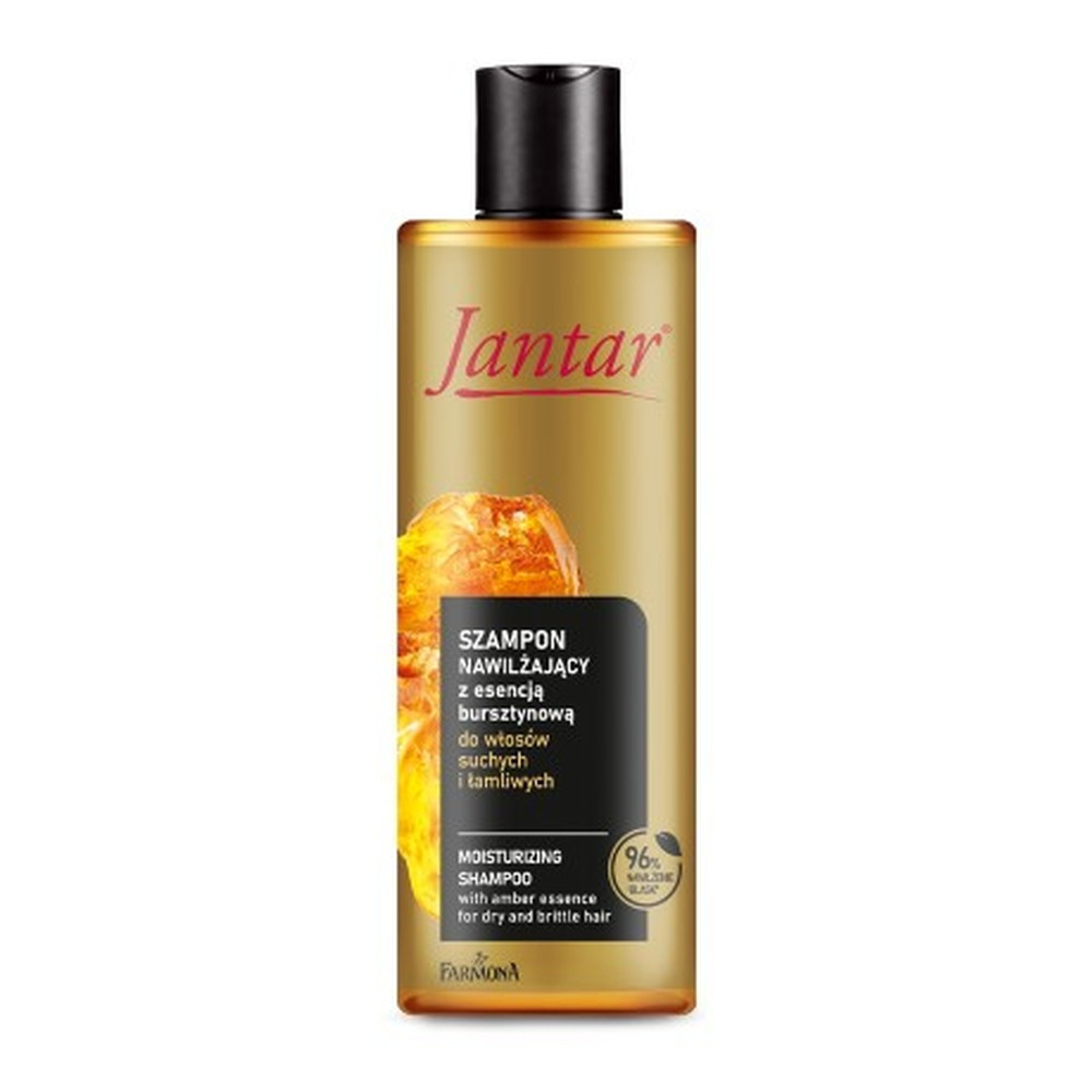 Jantar Szampon Nawilżający z Bursztynem do Włosów Suchych i Łamliwych 300ml
