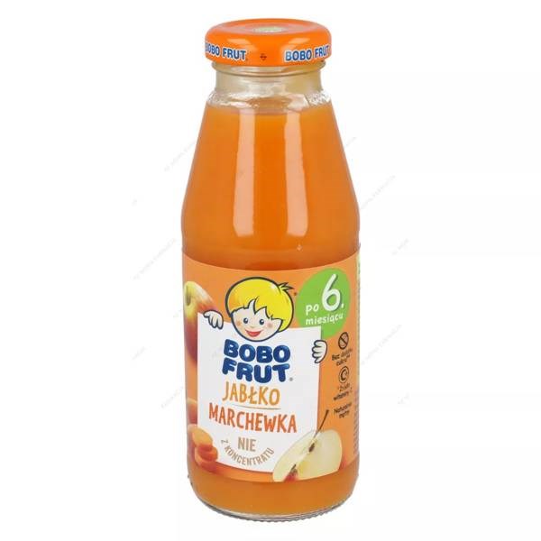 Bobo Frut Nektar Owocowo-Warzywny Jabłko Marchewka dla Niemowląt po 6 Miesiącu 300ml