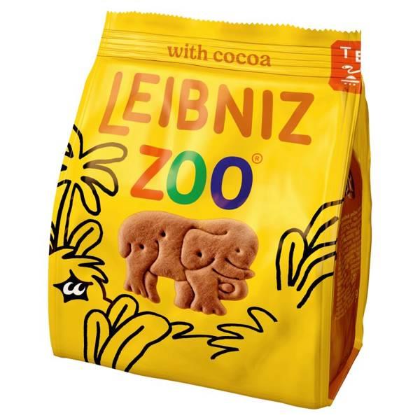 Leibniz Zoo z Cacao Kruche Herbatniki 100g