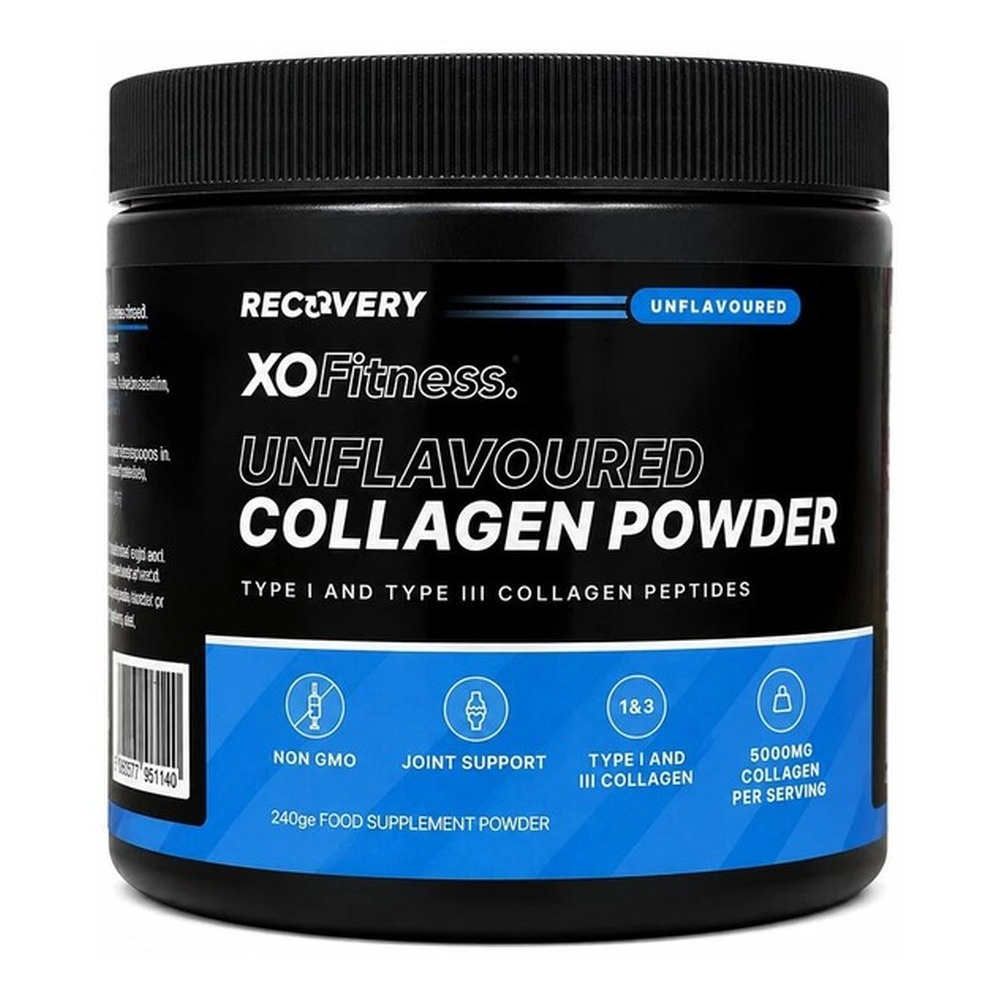 XO Fitness Collagen Powder Kolagen Typu I i III Bez Smaku 240g