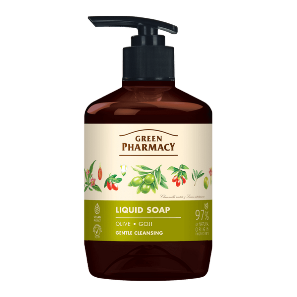 Green Pharmacy Mydło w Płynie Oliwa i Jagody Goji 460ml