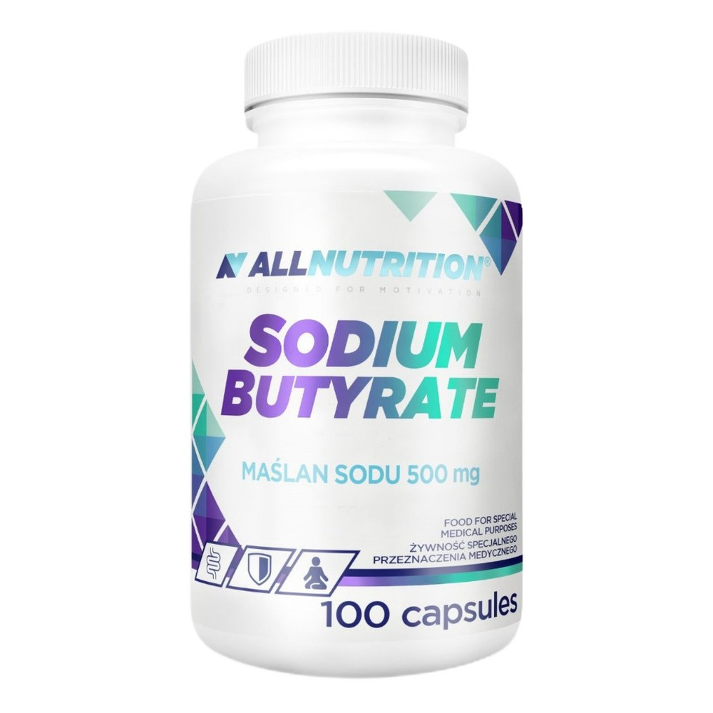 Allnutrition Maślan Sodu Suplement na Zdrowie Jelit 100 Kapsułek