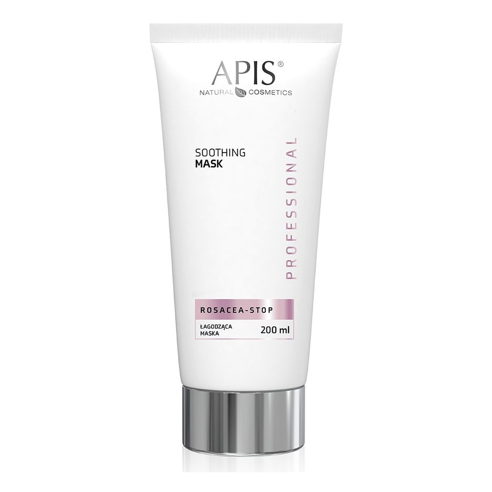 Apis Rosacea-Stop Łagodząca Maska dla Cery Wrażliwej i Podrażnionej z Trądzikiem Różowatym 200ml