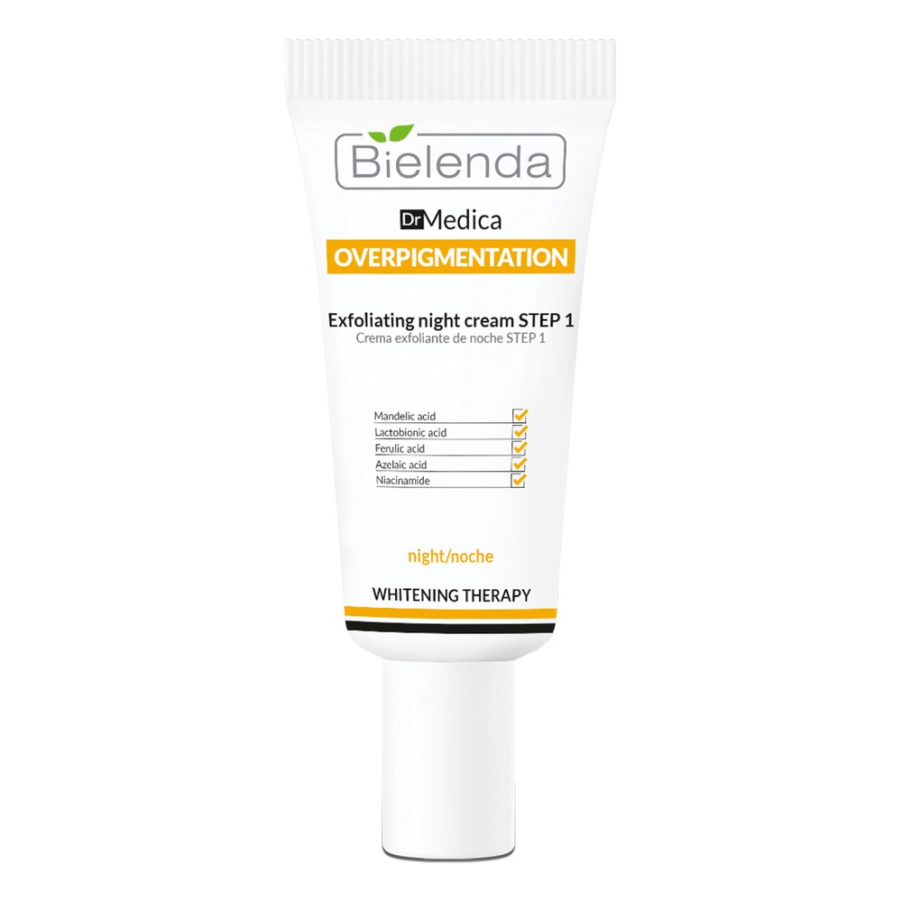 Bielenda Dr Medica Overpigmentation Złuszczający Krem na Noc Krok 1 30ml
