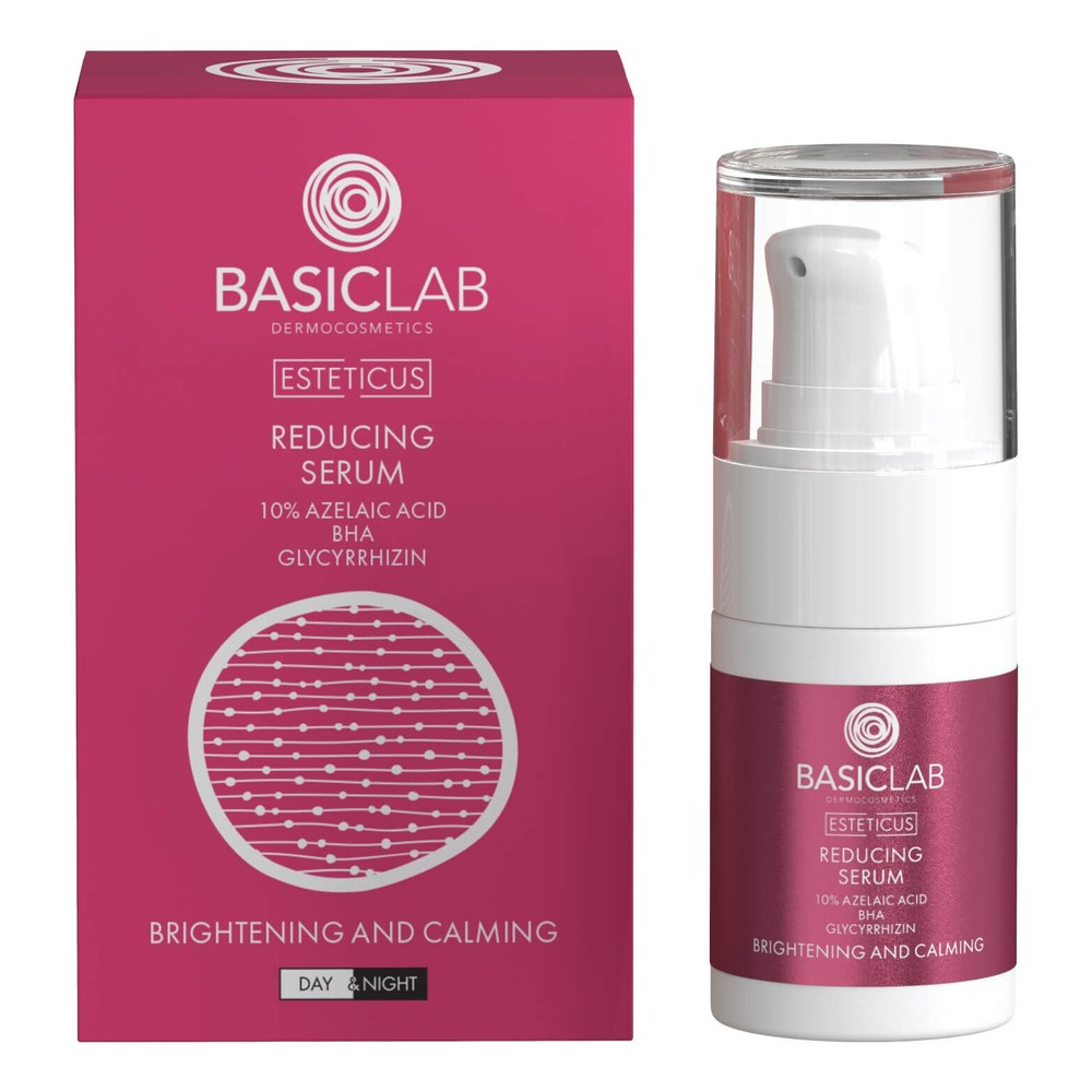 BasicLab Dermokosmetyki Serum Redukujące Zaczerwienienia do Skóry Naczynkowej 15ml