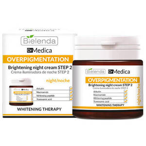 Bielenda Dr Medica Overpigmentation Rozświetlający Krem na Noc Krok 2 50ml
