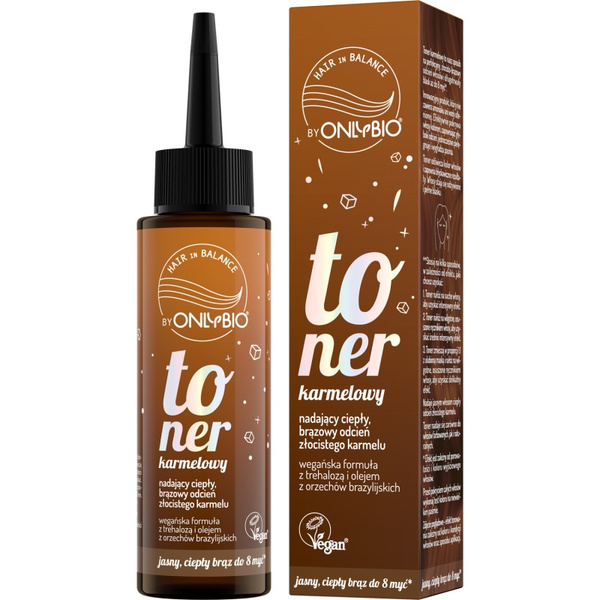 OnlyBio Hair in Balance Toner Karmelowy do Włosów Blond 100ml