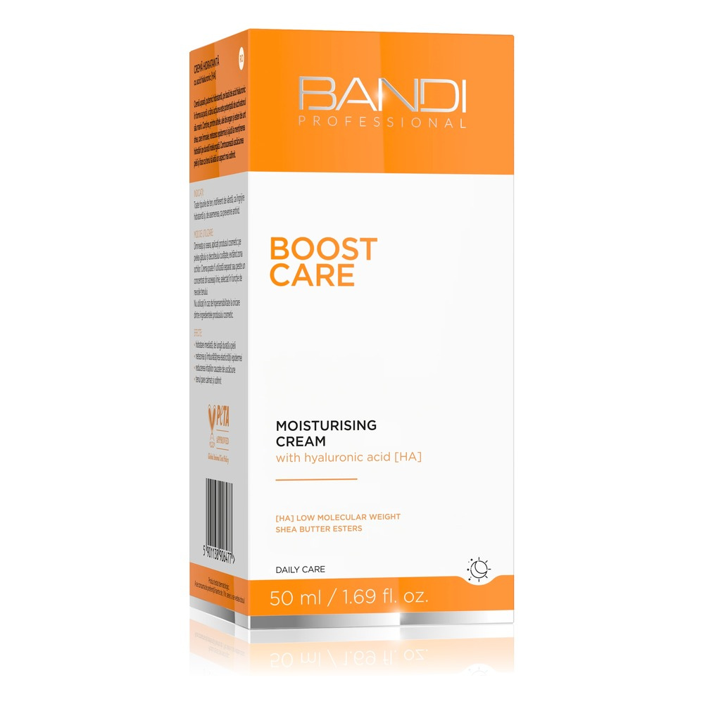 Bandi Boost Care Krem Nawilżający z Kwasem Hialuronowym HA na Dzień i Noc 50ml