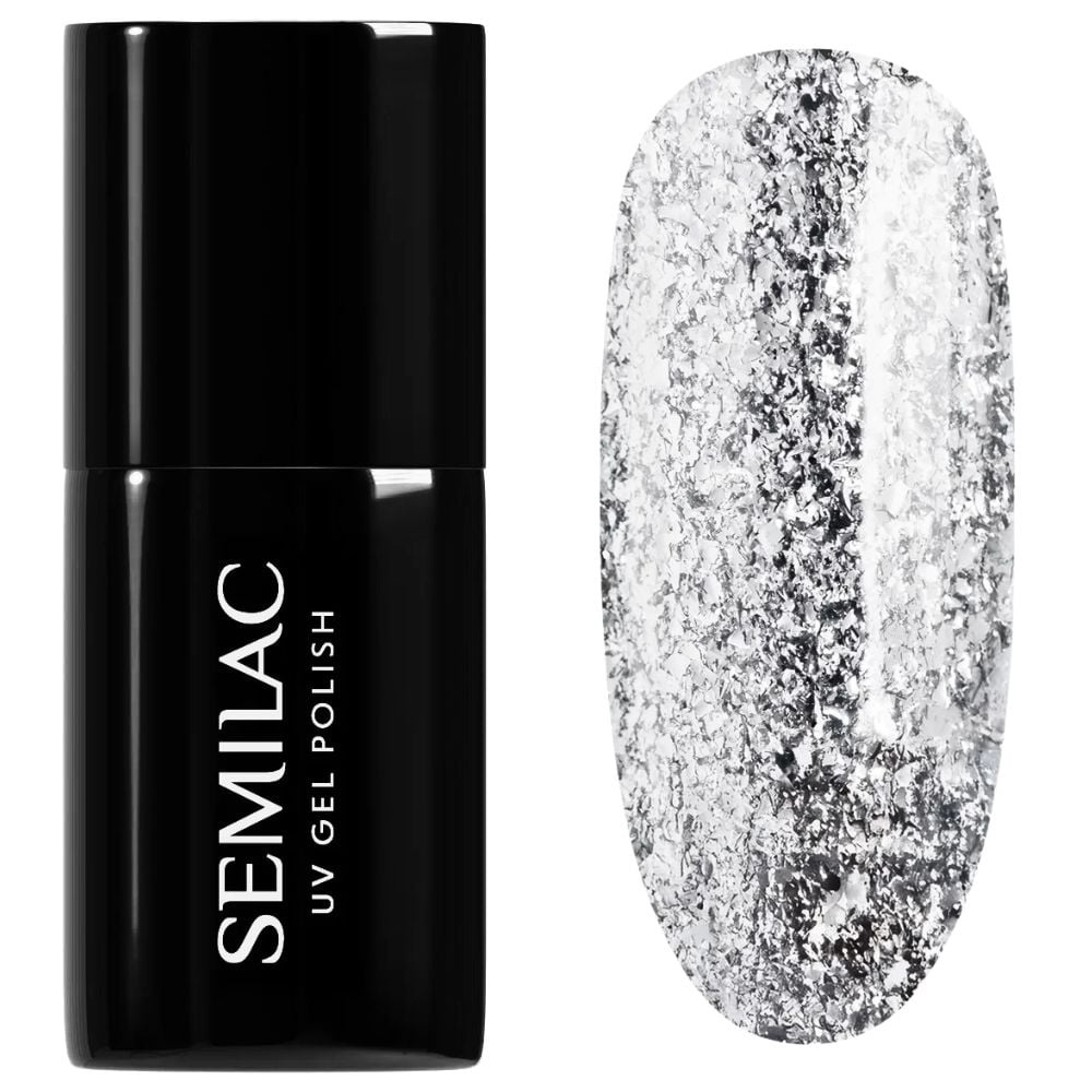 Semilac Carnival Lakier Hybrydowy 292 Silver Shimmer 7ml