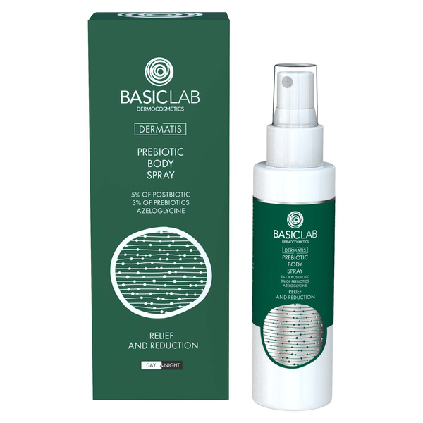 BasicLab Dermatis Prebiotyczny Spray do Ciała na Trądzik 100ml