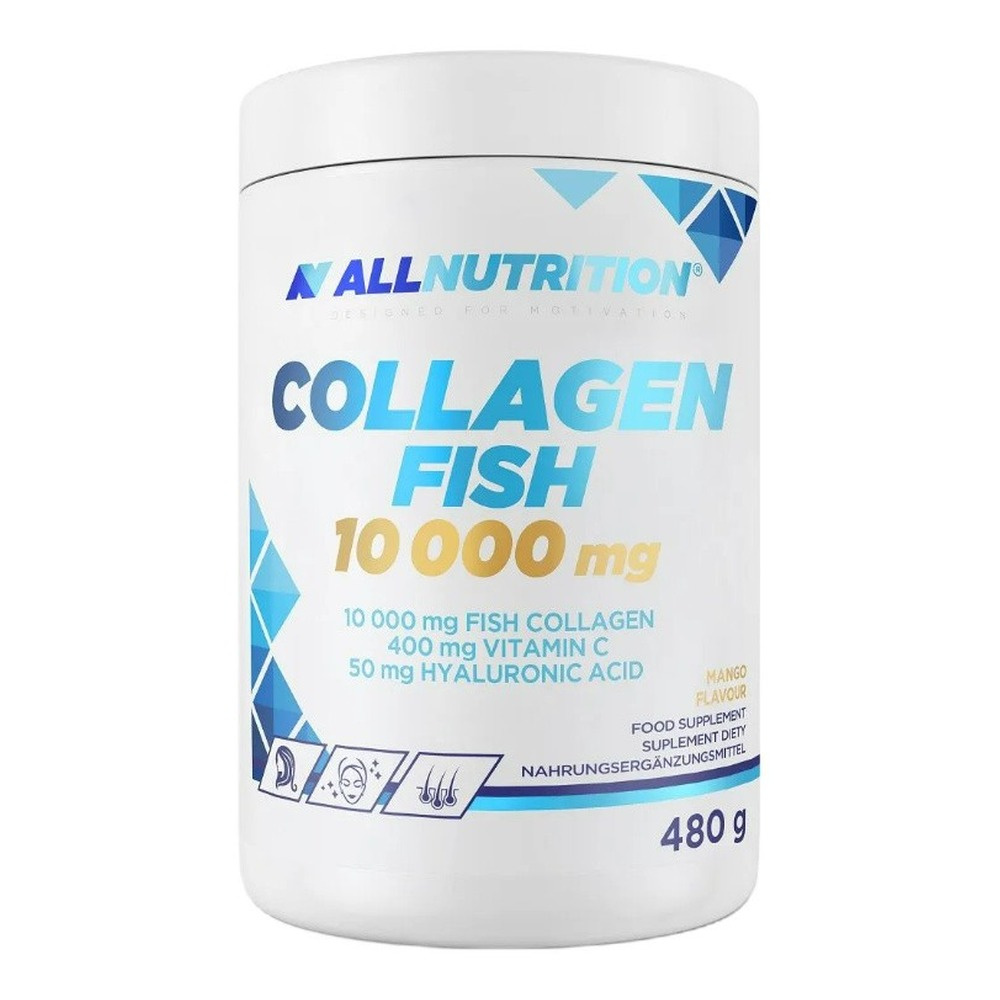 Allnutrition Kolagen Rybi 10000mg Mango Proszek Na Zdrową Skórę Kości i Chrząstki 480g