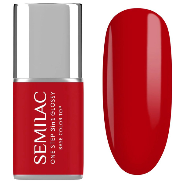 Semilac One Step 3in1 Lakier Hybrydowy S530 Scarlet 7ml