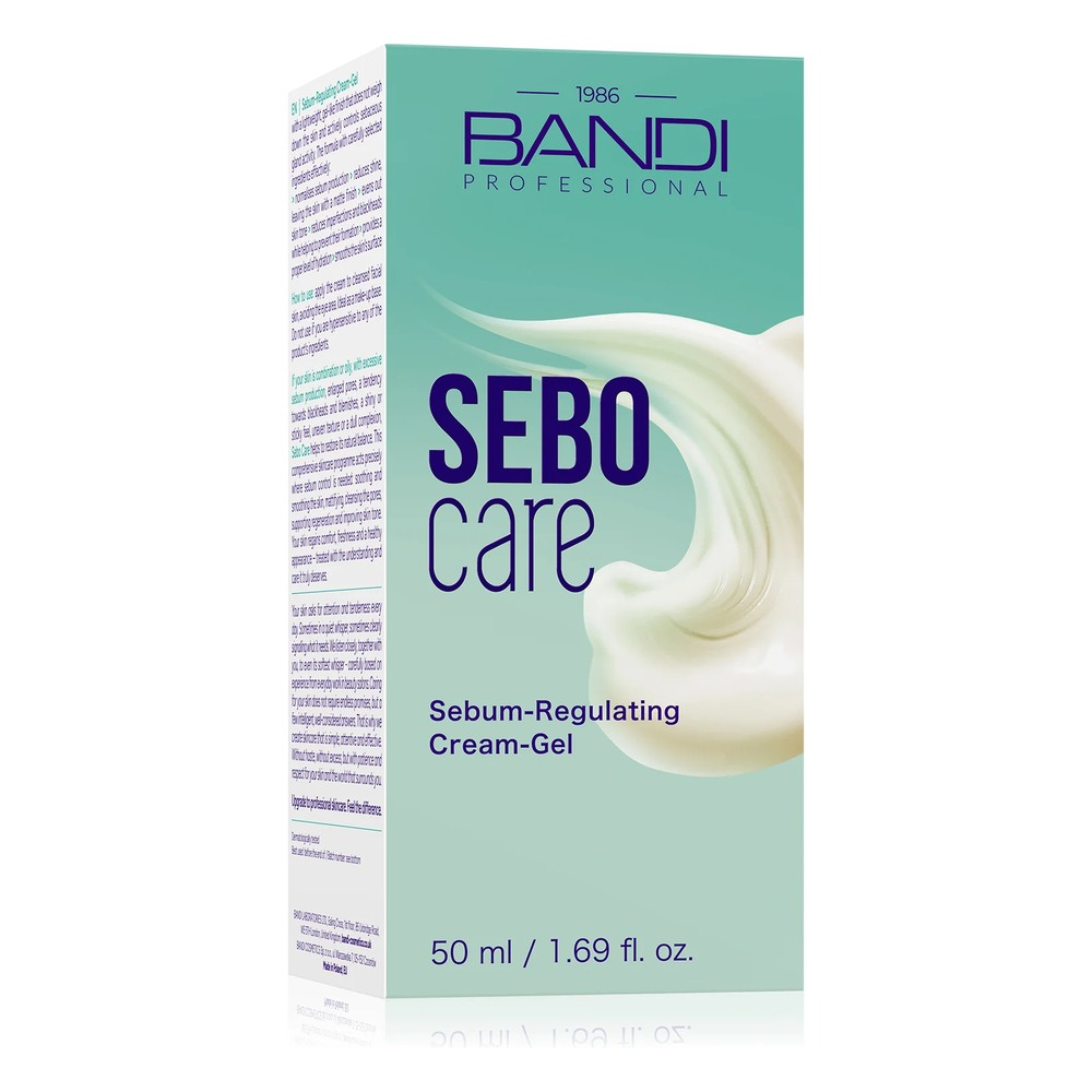 Bandi Sebo Care PMF Matujacy Krem Żel Nawilżajacy dla Cery Mieszanej i Tłustej 50ml