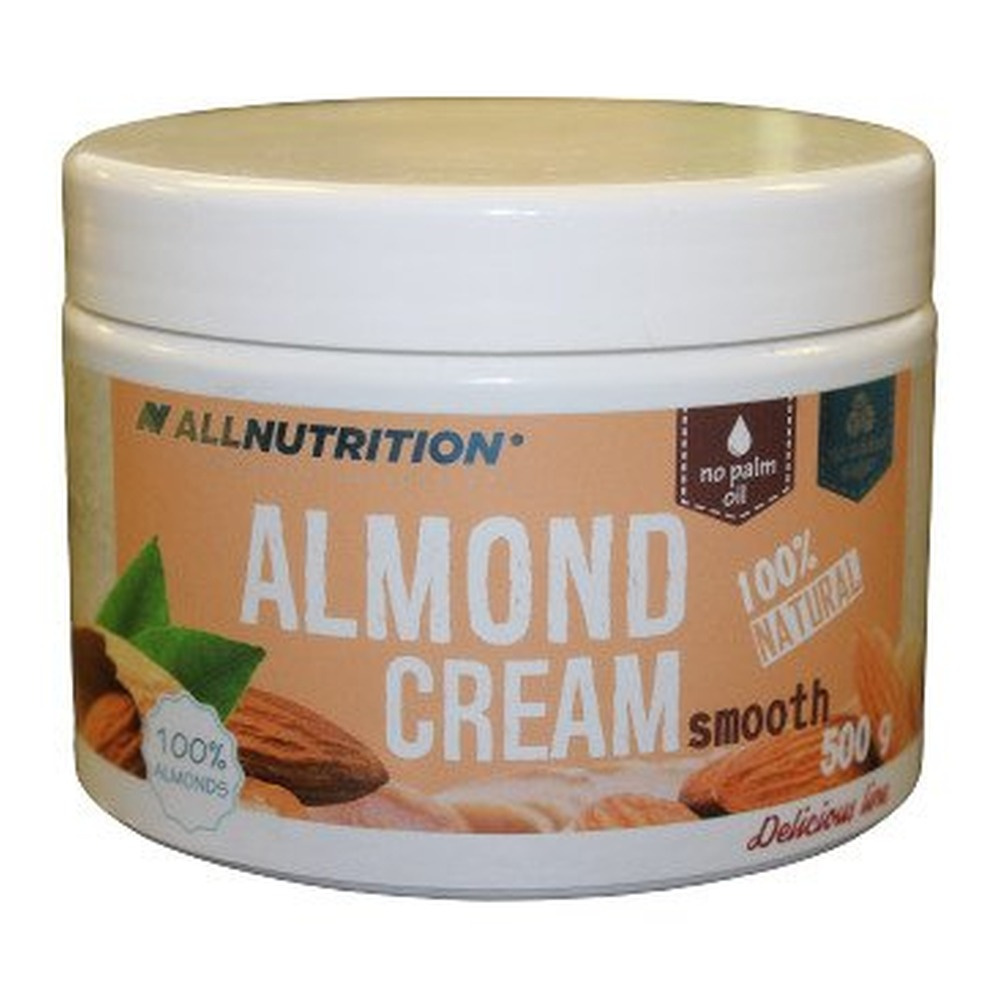 AllNutrition Almond Cream Smooth Krem Migdałowy bez Cukru 500g