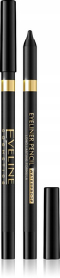 Eveline Eyeliner Pencil Waterproof Wodoodporna Konturówka do Powiek Czarna 1 Sztuka