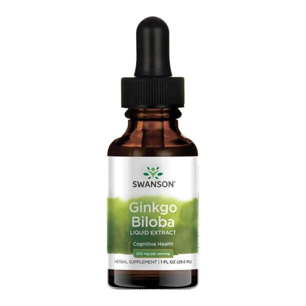 Swanson Ginkgo Biloba w Płynie na Pamięć i Koncentrację 29ml