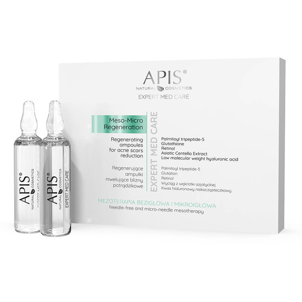 Apis Expert Med Regenerujące Ampułki na Blizny i Nierówności Skóry 5x10ml