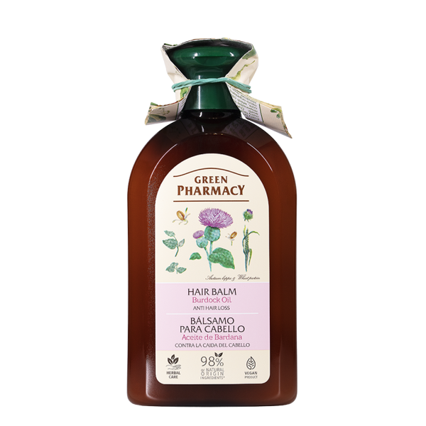 Green Pharmacy Balsam do Włosów z Olejkiem Łopianowym przeciw Wypadaniu Włosów 300ml