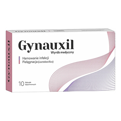 Zdrovit Gynauxil Globulki Nawilżające z Kwasem Hialuronowym 10 Sztuk