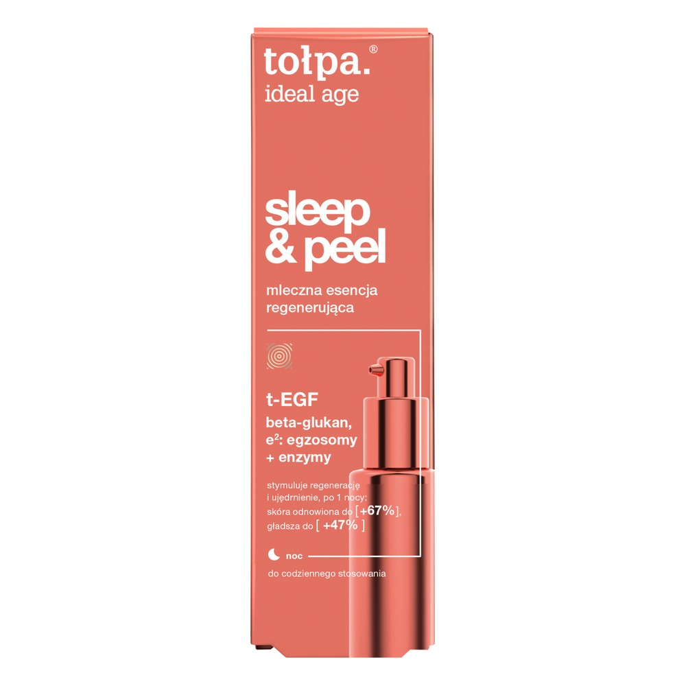 Tołpa Ideal Age esencja do twarzy, mleczna, regenerująca, na noc Pojemność: 70ml
