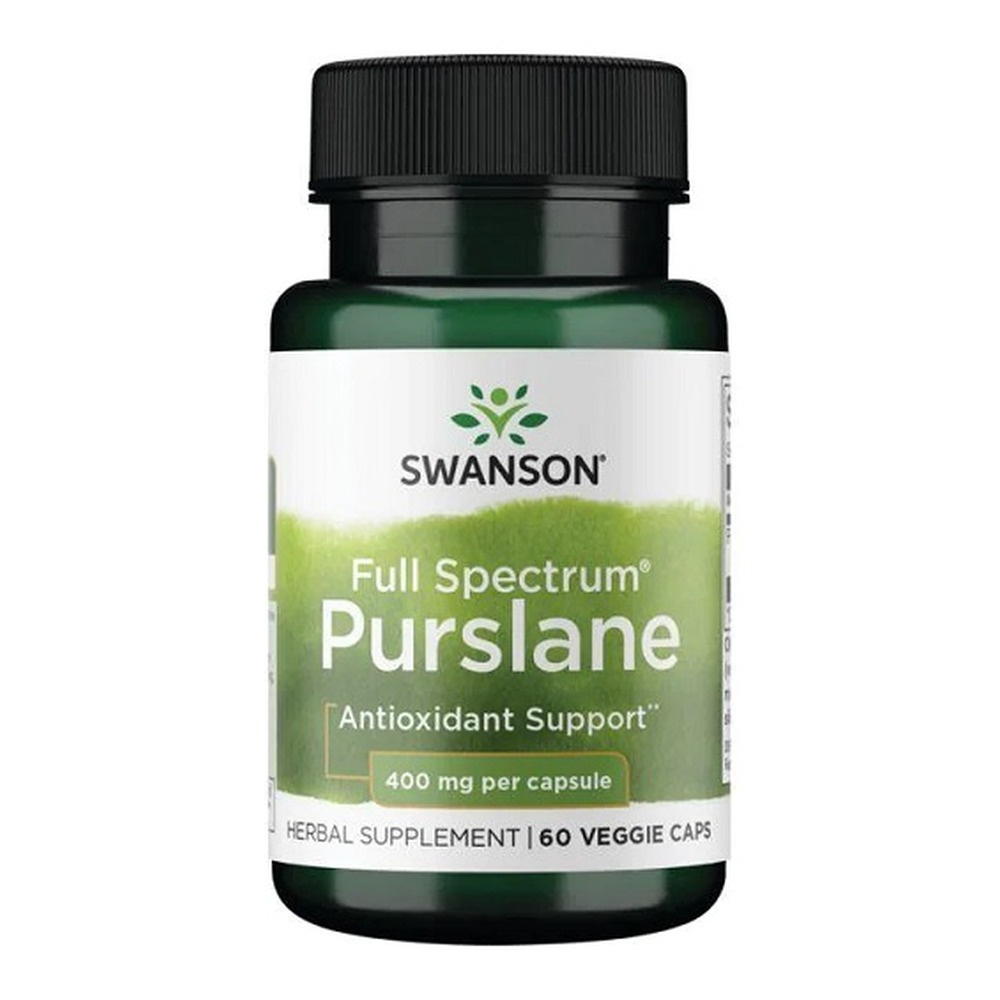 Swanson Full Spectrum Portulaka 400mg na Ochronę Antyoksydacyjną 60 Kapsułek