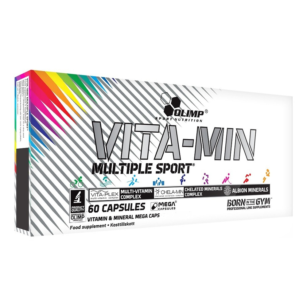 Olimp Vita-Min Multiple Sport Witaminy i Minerały dla Sportowców 60 Kapsułek