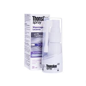 Thonsilan Spray Wspomagający Gardło i Migdałki bez Cukru 20ml