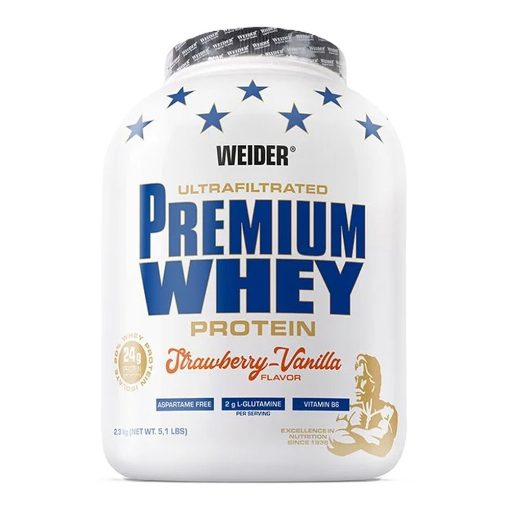 Weider Premium Whey, Strawberry Vanilla - 2300g