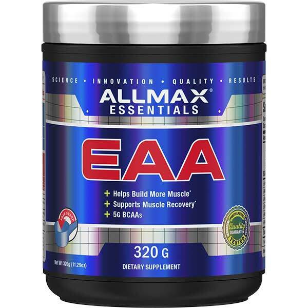 AllMax Nutrition EAA Essentials Niezbędne Aminokwasy w Proszku na Wzrost i Regenerację Mięśni 320g
