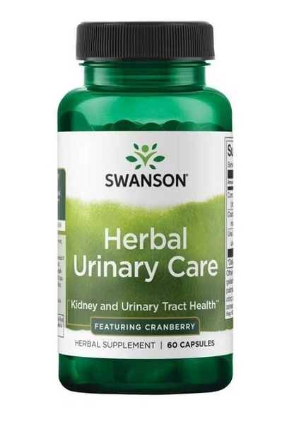 Swanson Herbal Urinary Care Wspiera Układ Moczowy 60 Kapsułek