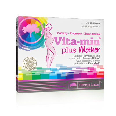 Olimp Vita-Min Plus Mama Witaminy dla Kobiet w Ciąży 30 Kapsułek