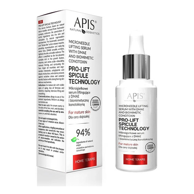 Apis Professional Pro Lift Spicule Technology Home TerApis Mikroigiełkowe Serum Liftingujące z DMAE i Biomimetyczną Konotoksyną 30ml