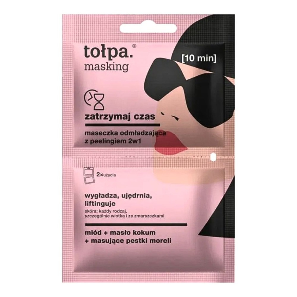 Tolpa Stop Time Odmładzająca Maseczka z Peelingiem 2w1 2x5ml