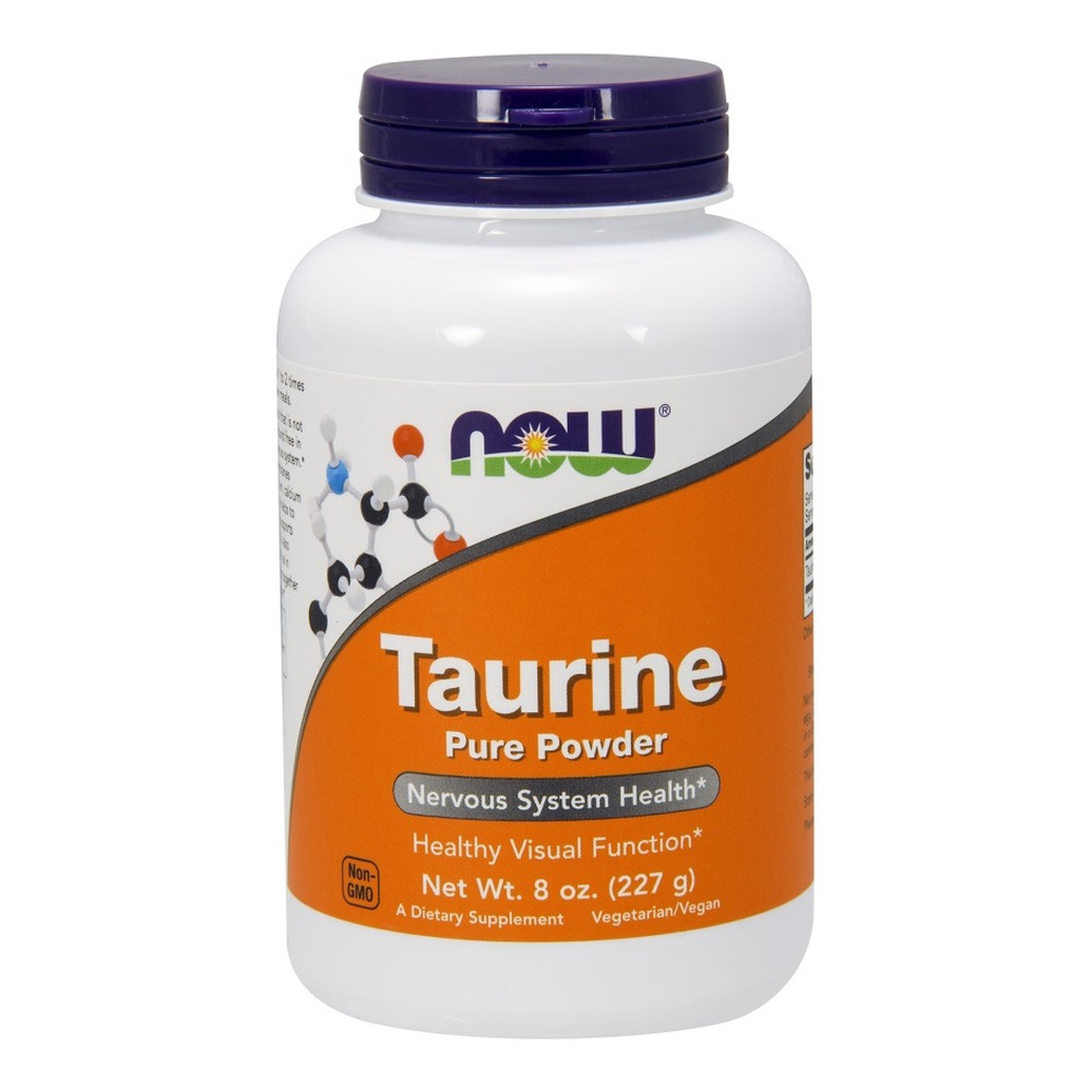Now Foods Tauryna Pure Puder Wspiera Zdrowe Widzenie 227g