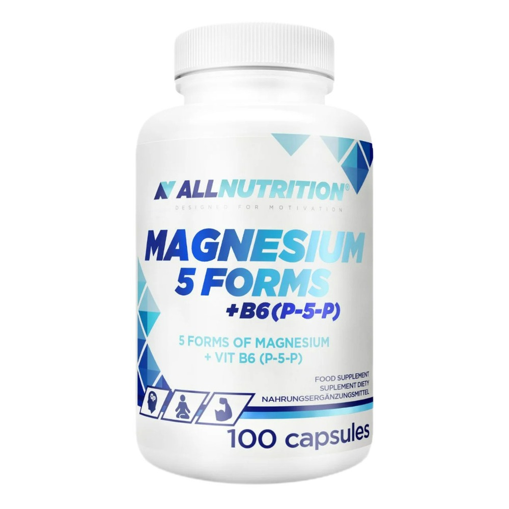 Allnutrition Magnesium 5 Forms + B6 (P-5-P) - 100 caps