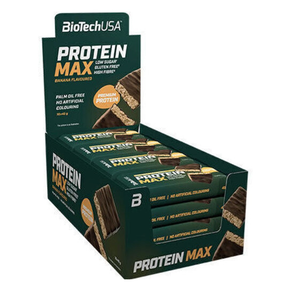 BioTechUSA Protein Max Bar, Banana - 16 x 45g