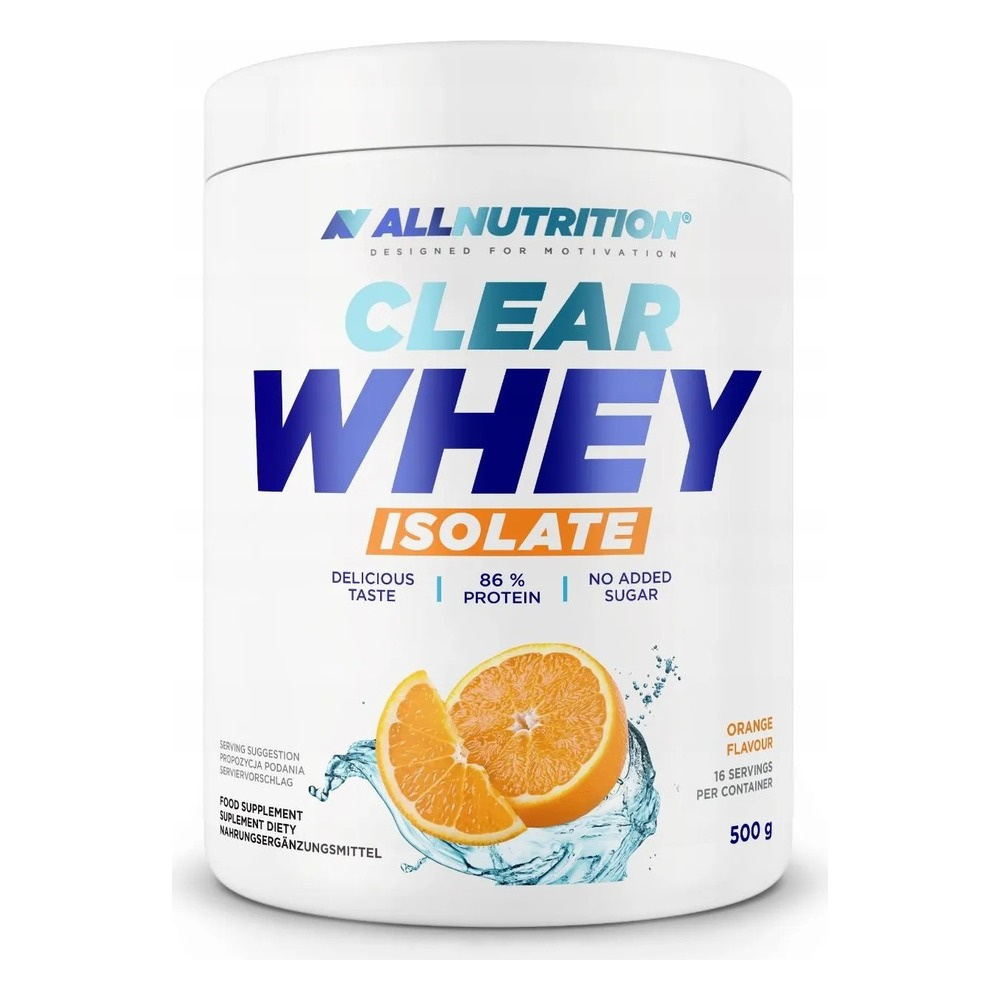 Allnutrition Clear Whey Isolate, Orange - 500g