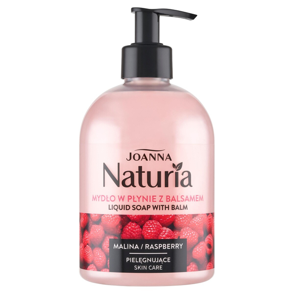 Joanna Naturia Pielęgnacyjne Mydło w Płynie z Balsamem Malina 500ml