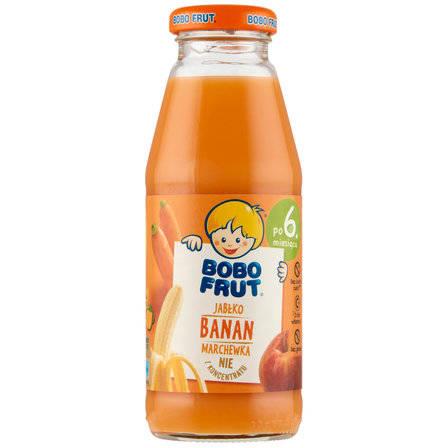 Bobo Frut Nektar Jabłko Banan Marchewka dla Niemowląt po 6 Miesiącu 300ml