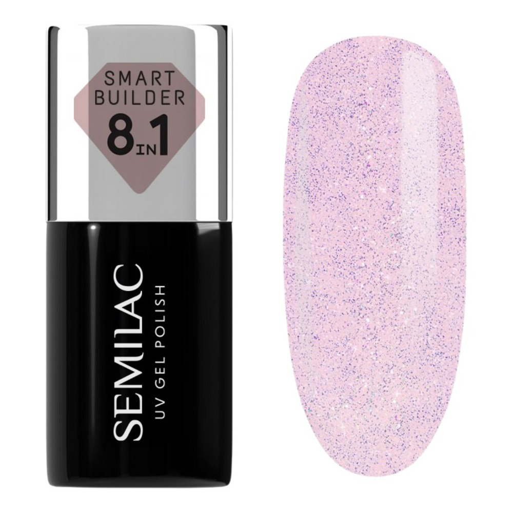 Semilac Smart Builder 8in1 Żel Budujący 806 Glitter Delicate Pink 7ml