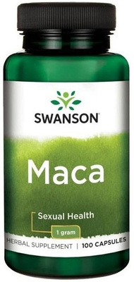Swanson Maca 500mg na Energię i Witalność 100 Kapsułek