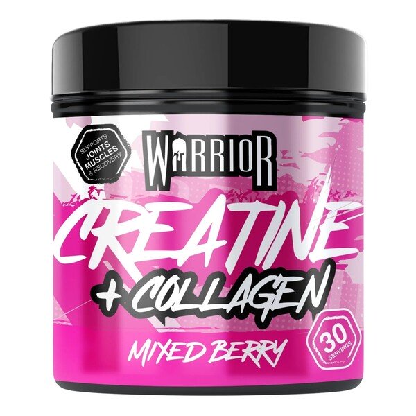 Warrior Creatine + Collagen, Mixed Berry - 270g