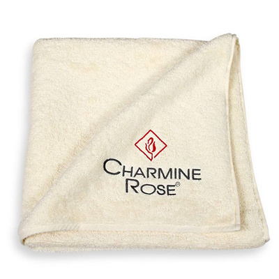 Charmine Rose Profesjonalny Ręcznik Kosmetyczny z Logo 70x140 cm