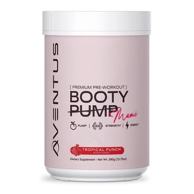 Aventus Supplements Booty Pump Przedtreningówka w Proszku dla Kobiet Mami Tropical Punch 390g
