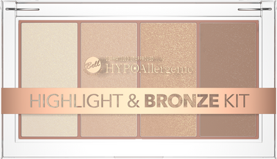 Bell HypoAllergenic Highlight&Bronze Kit Hipoalergiczny Zestaw Rozświetlacza i Bronzera 01 20g